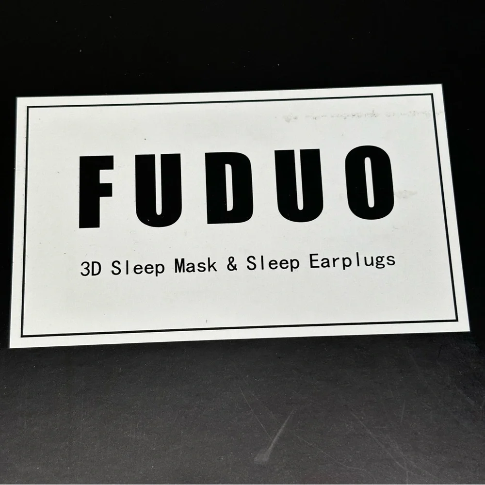 Dark & Quiet Bundle Memory Foam Eye Mask & 2 Pair Super Soft Silicone Ear Plugs